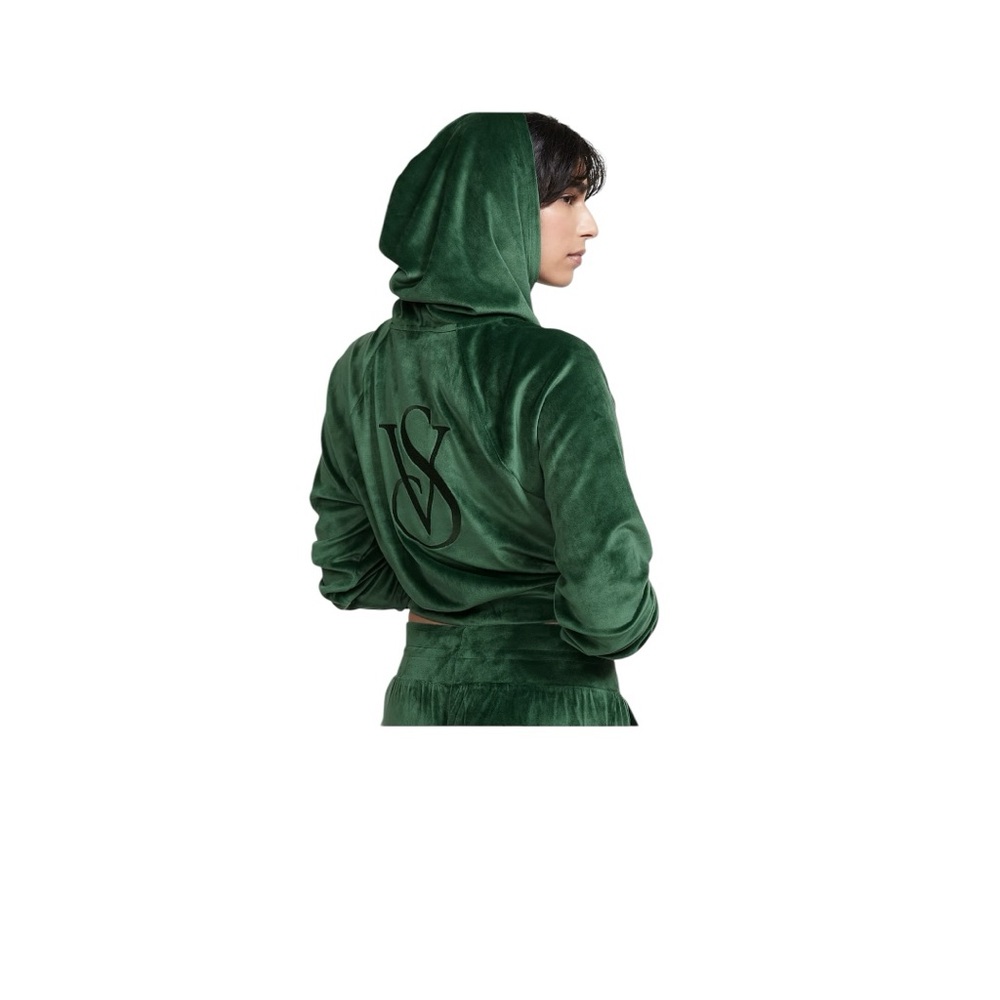 Victoria’s Secret velour set XS teal green